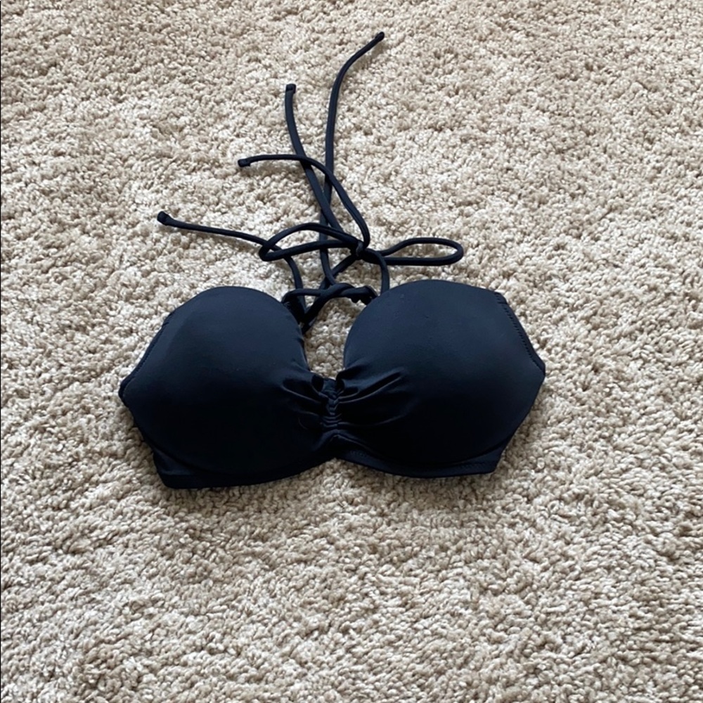 Black bikini top